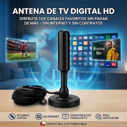 ANTENA TV DIGITAL - DISTRUTA DE CANALES FULL HD