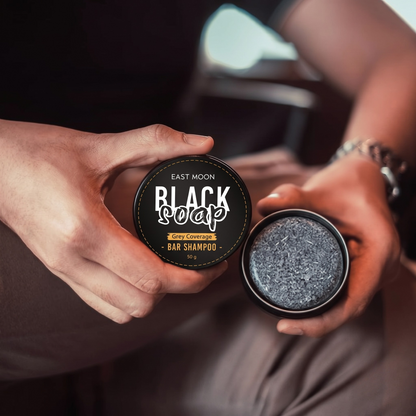 BARRA DE SHAMPOO NEGRO ANTI CANAS