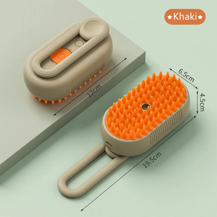 Cepillo de Vapor para Mascotas Portátil
