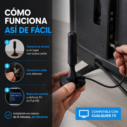 ANTENA TV DIGITAL - DISTRUTA DE CANALES FULL HD