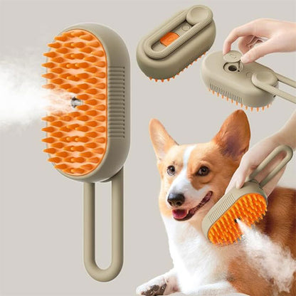 Cepillo de Vapor para Mascotas Portátil