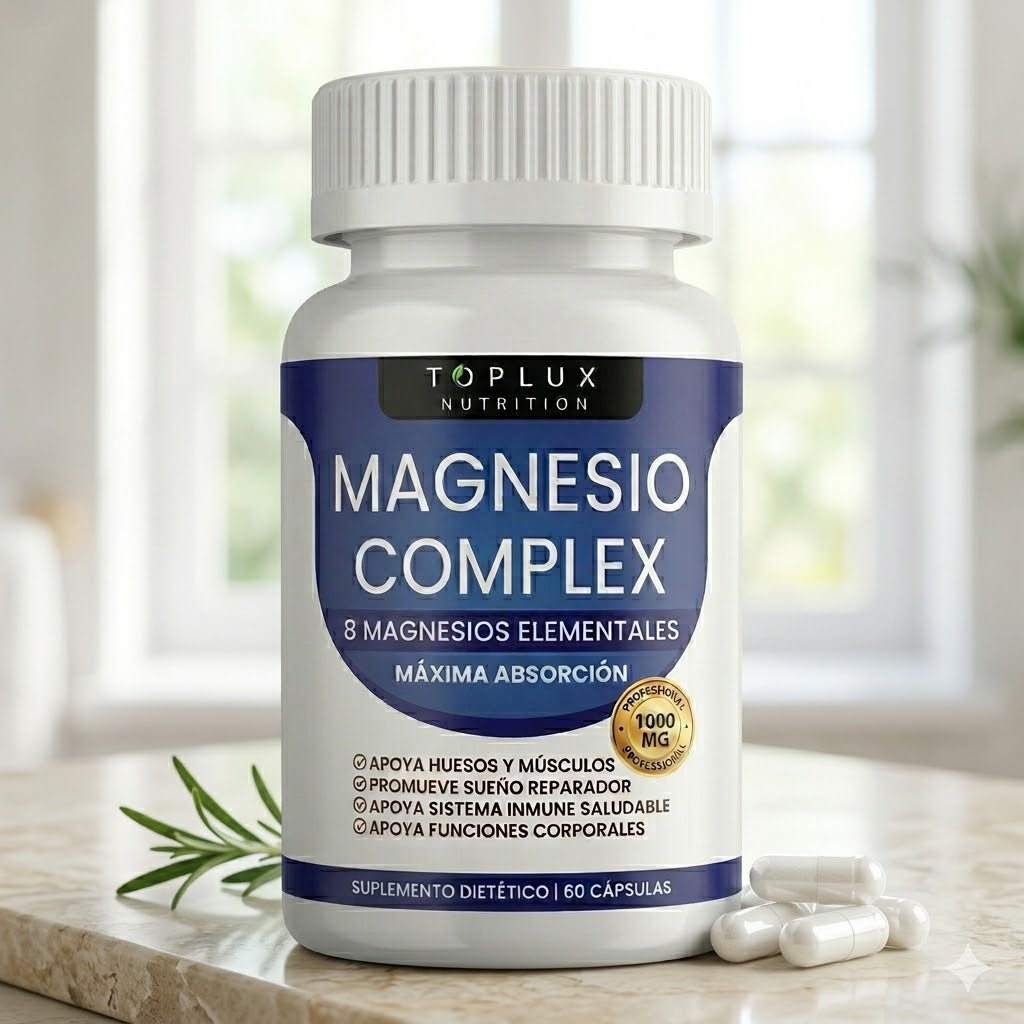 Magnesio Suplemento 8 Elemental 1000mg