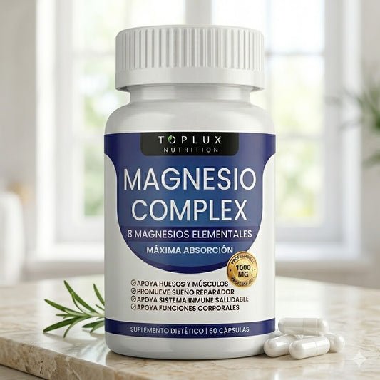 Magnesio Suplemento 8 Elemental 1000mg